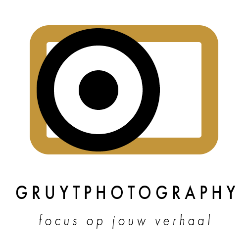 Logo Gruytphotography<br />
Focus op jouw verhaal